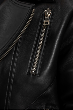 Balmain Shirt Leather jacket