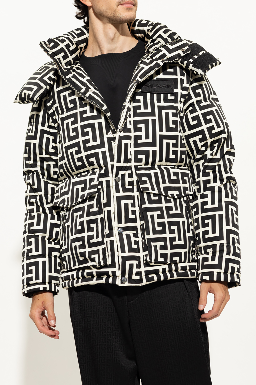 Balmain Down jacket with detachable sleeves