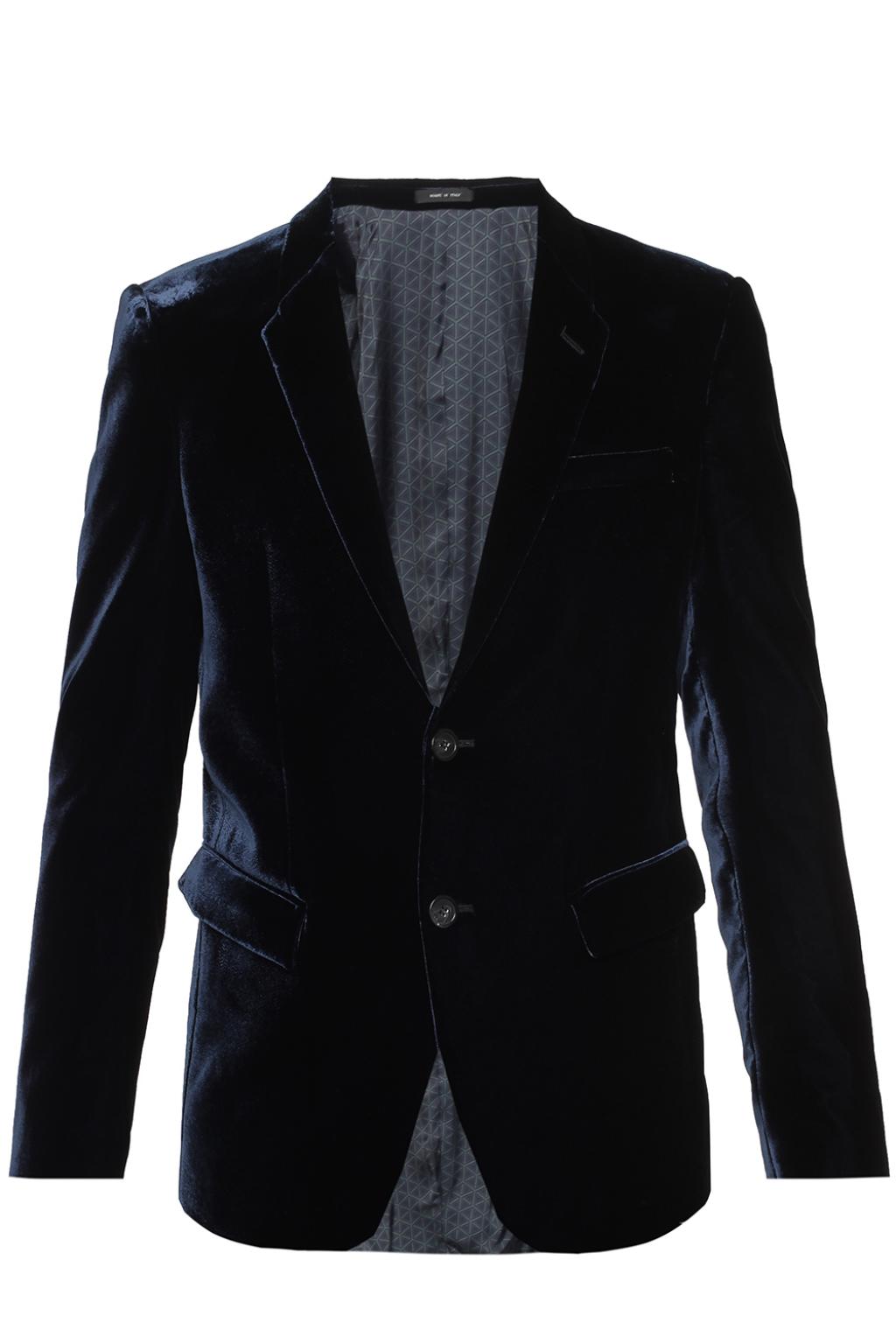 emporio armani velvet blazer