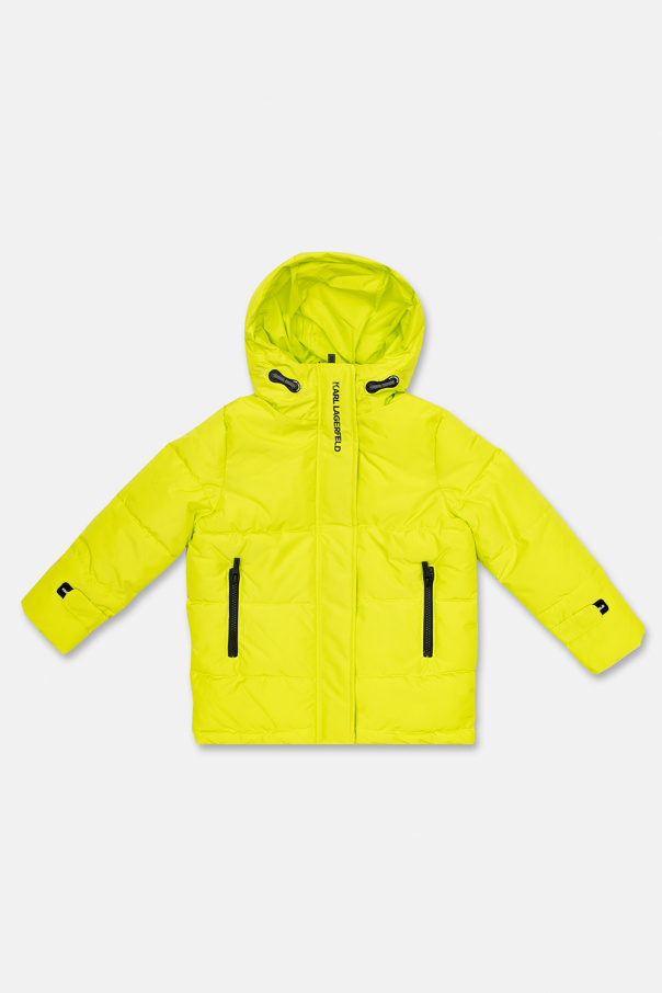 Karl Lagerfeld Kids jacket Cotton with logo