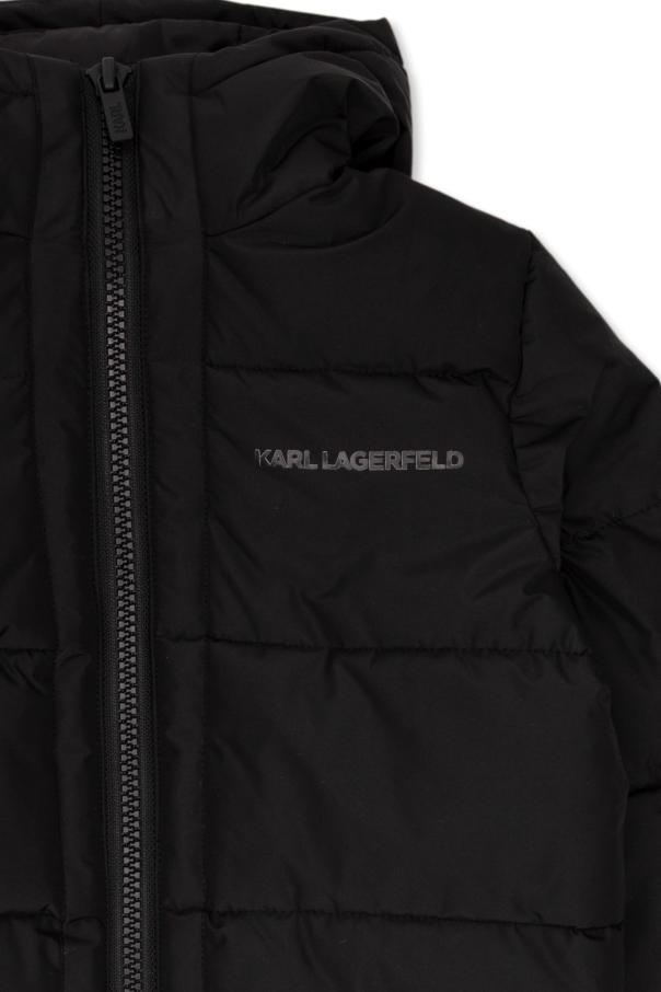 Karl Lagerfeld Kids Insulated jacket with logo
