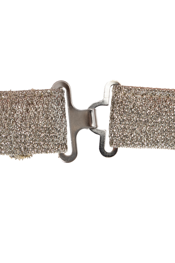 Versace Fliege mit Lurex-Faden