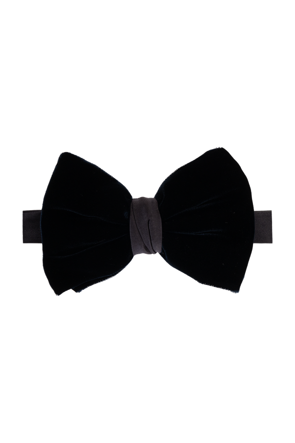 Giorgio Armani Velvet bow tie