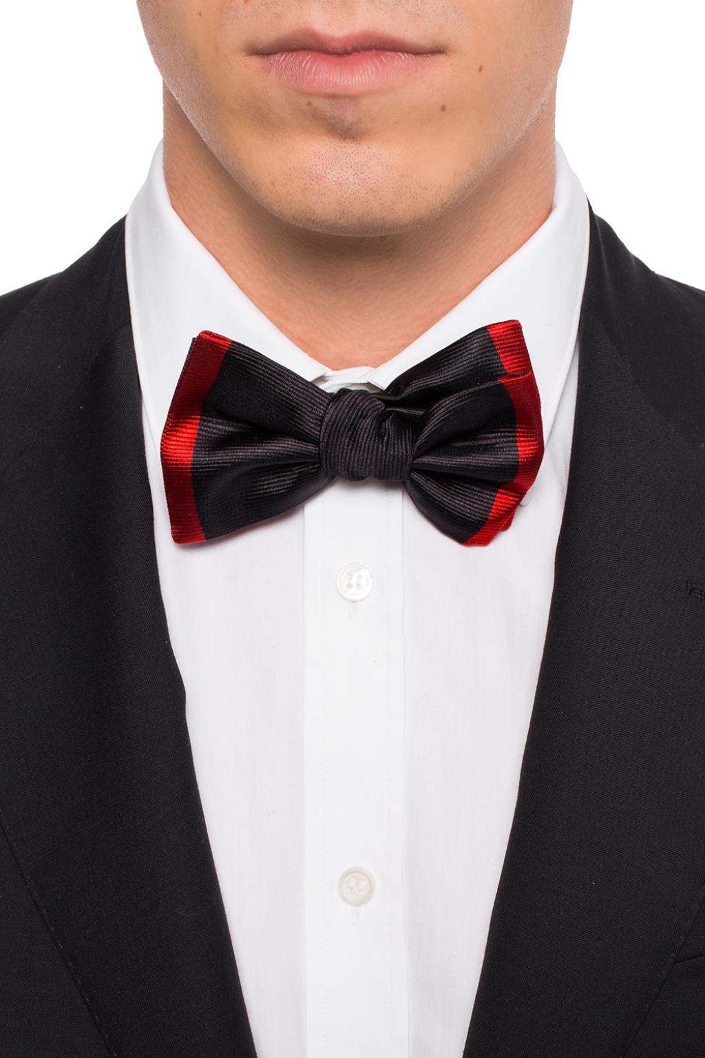 gucci bow tie shirt