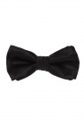 FERRAGAMO BLACK Silk bow tie