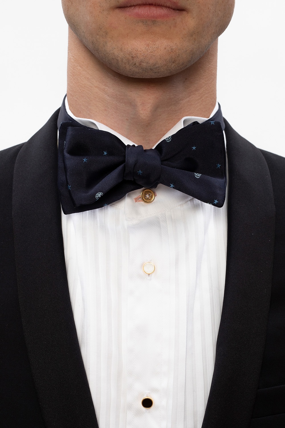 Alexander McQueen Silk bow tie