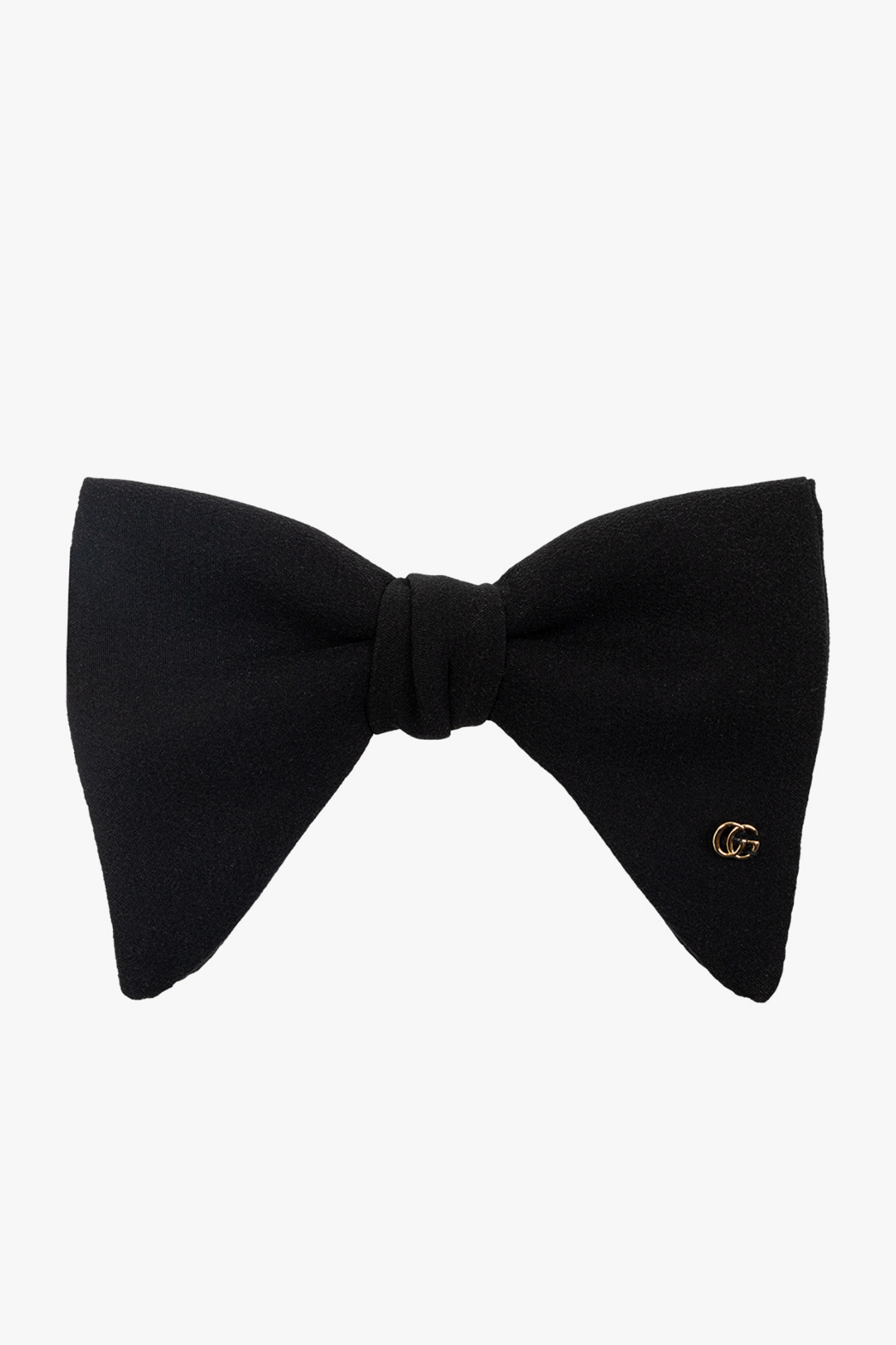 GG-plaque silk bow tie