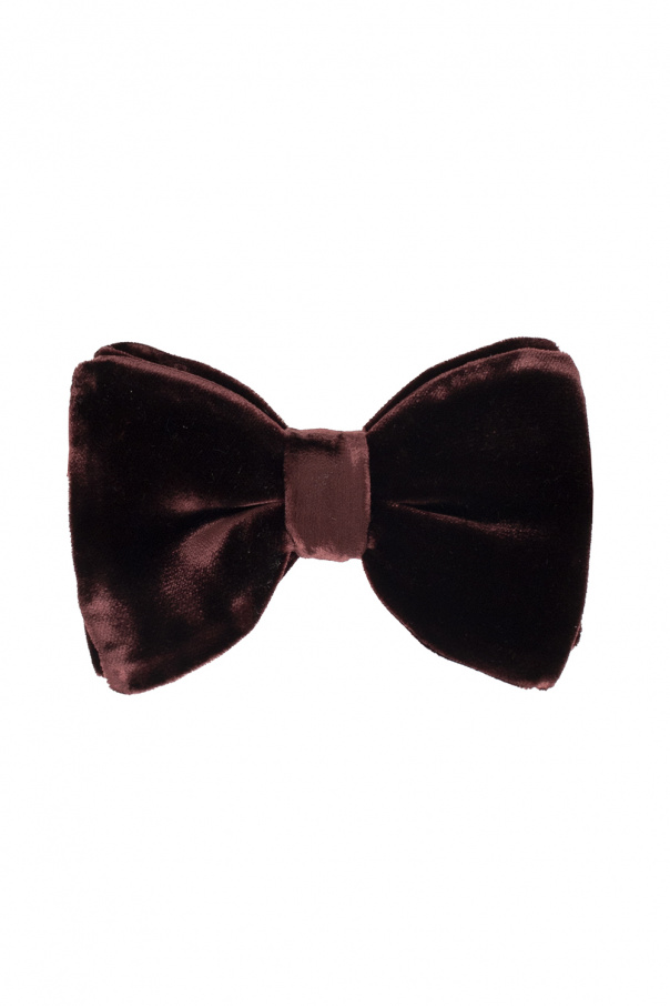 Gucci Velour bow tie