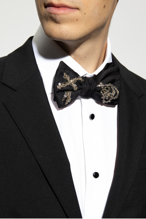 Silk bow tie od Alexander McQueen