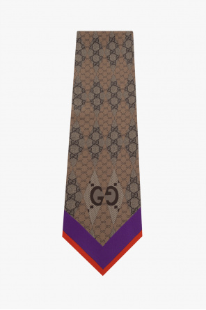 Bolso de mano Gucci Gucci Vintage en lona Monogram gris y cuero marrón