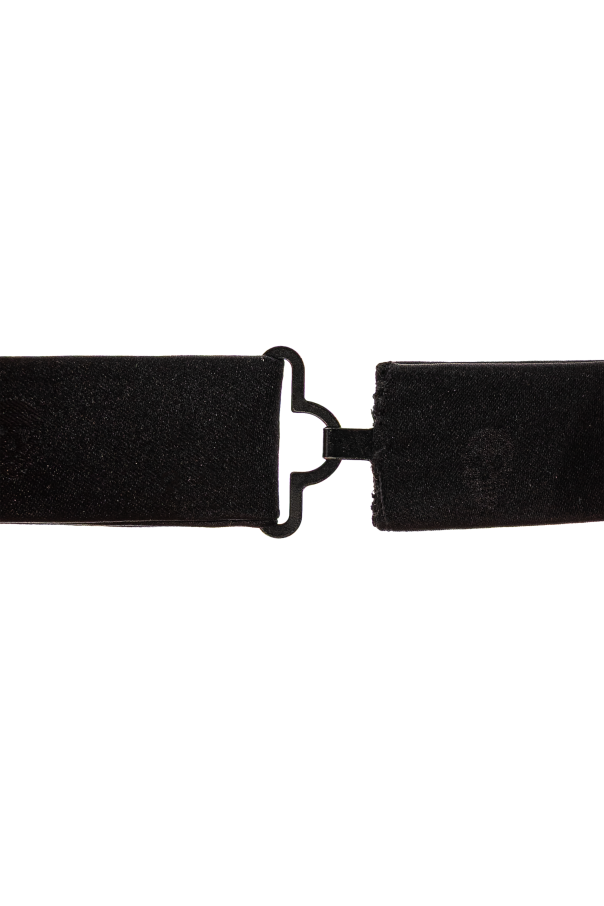 Alexander McQueen Silk bow tie with a distinctive skull motif