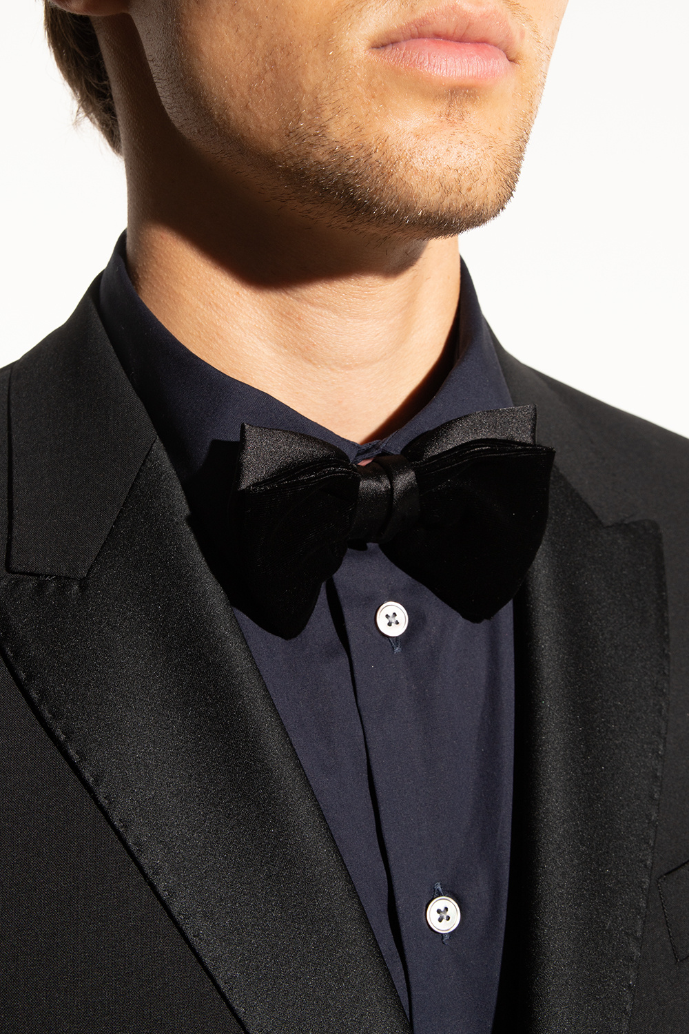 Lanvin LANVIN VELVET BOW TIE