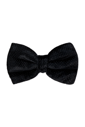 Velvet bow tie