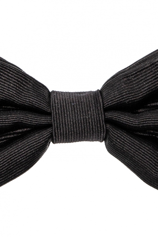 Dolce & Gabbana Devotion quilted card holder Silk bow tie