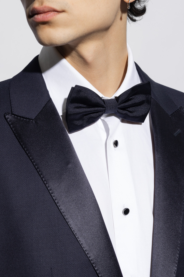 dolce cotton & Gabbana Silk bow tie