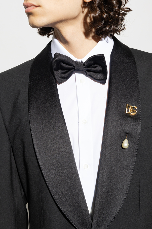 Dolce & Gabbana Royals baseball T-shirt Silk bow tie