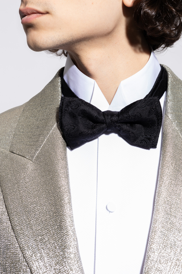 Etro Bow tie with lurex thread