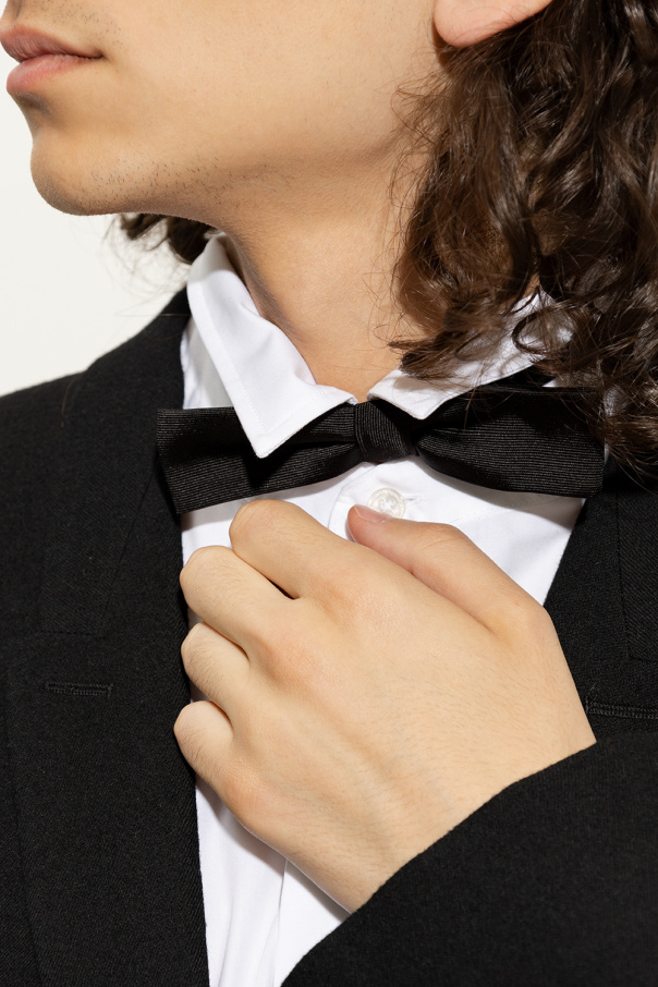 Dsquared2 ‘Ibra Black On Black’ silk bow tie