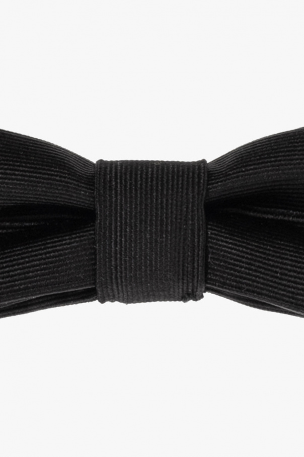 Dsquared2 ‘Ibra Black On Black’ silk bow tie