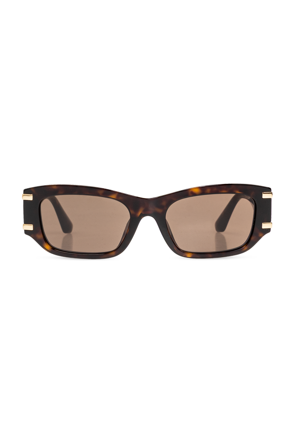 Sunglasses with a brown tortoiseshell pattern od Dolce & Gabbana
