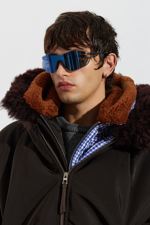 EA7 Emporio Armani Gafas de sol EA7 Emporio Armani con forma shield y montura fina