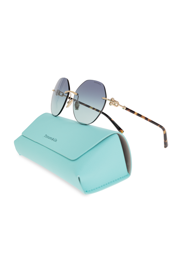 Tiffany & Co. Óculos de sol Tiffany &amp; Co. com armação leve e redonda