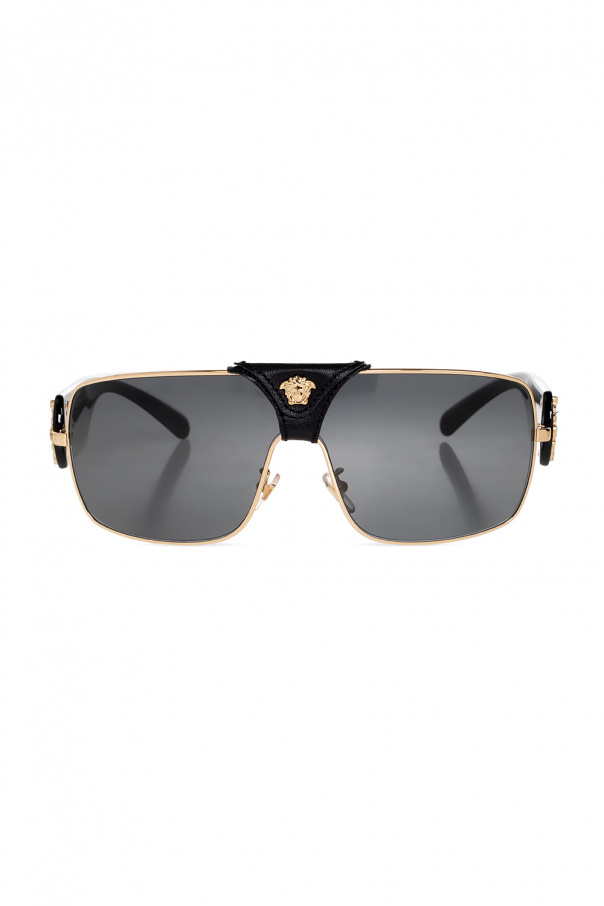 Versace geometric-frame tinted sunglasses Isabella Arancione