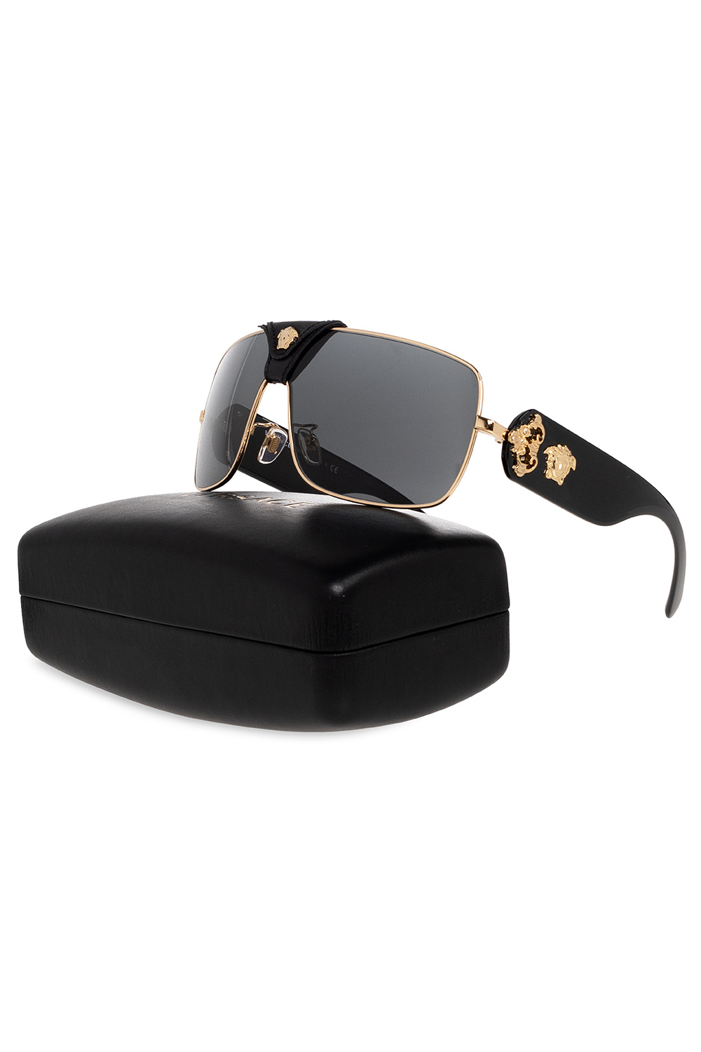 Versace geometric-frame tinted sunglasses Isabella Arancione