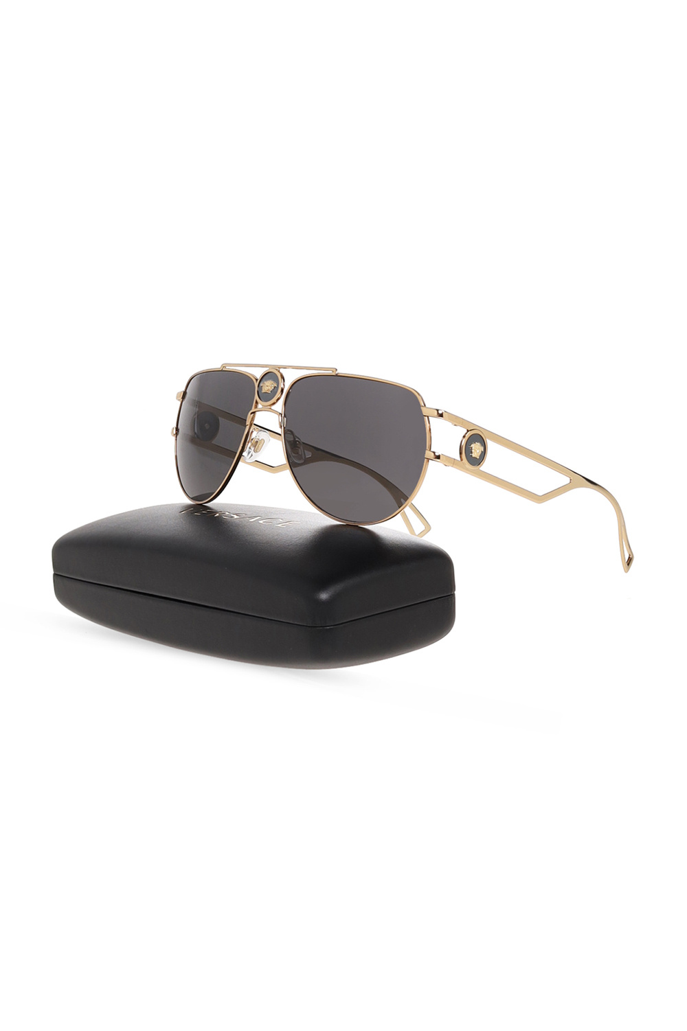 Versace garrett leight hampton thierry sunglasses 2001 46 chpgn