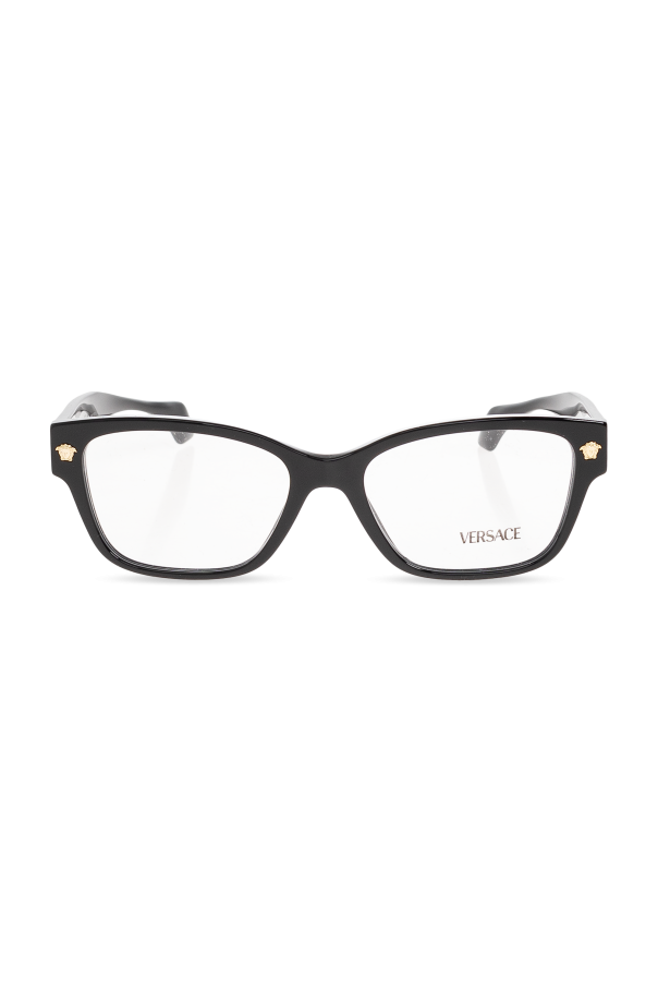 Prescription glasses with the head of Medusa od Versace