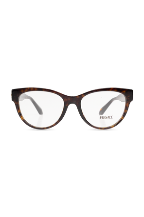 Ochelari de vedere cu ramă completă, profil ușor rotunjit de tip
cat-eye
