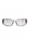 tinted square-frame sunglasses Giallo