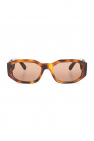 SVNX round sunglasses in brown