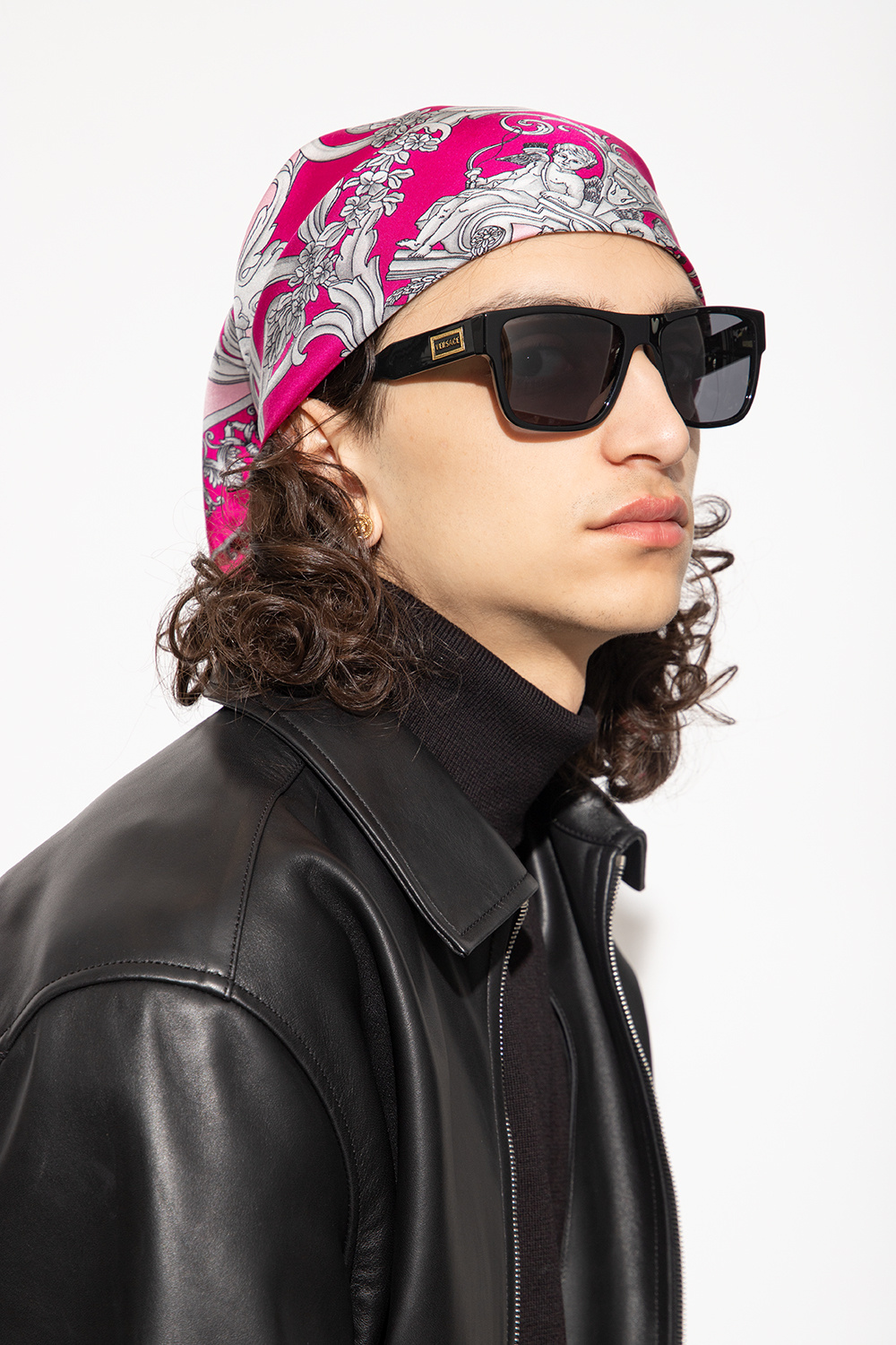 Versace mykita sunglasses with logo applique