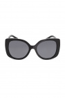tinted cat-eye sunglasses Black