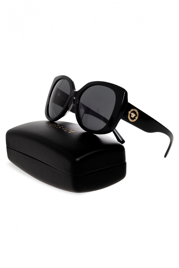 Versace Beige sunglasses with side star