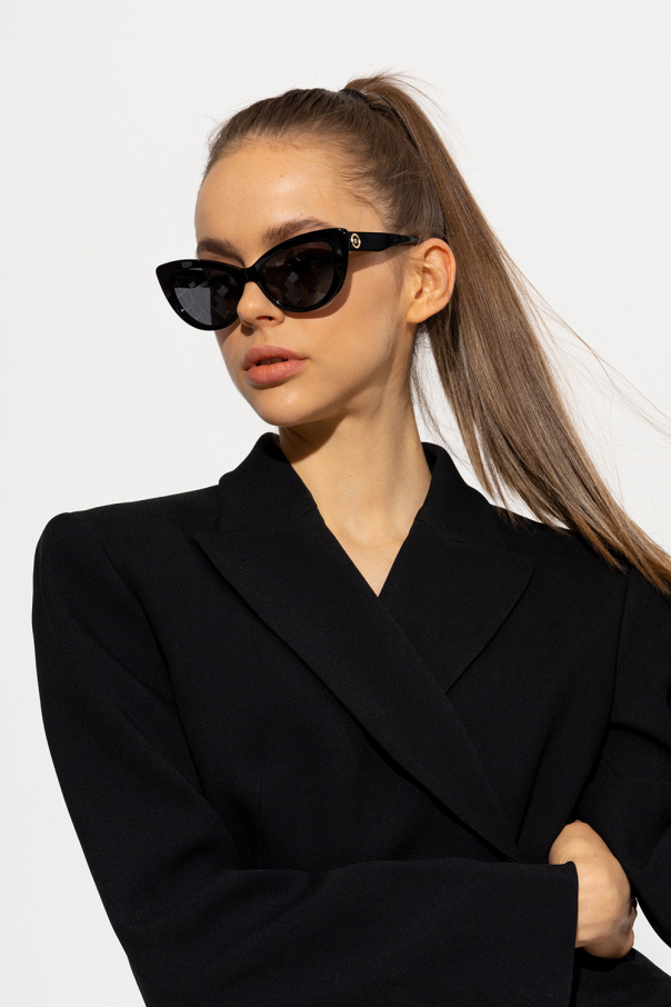 Versace Marfa T-shel Sunglasses In Yellow Acetate