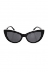 Versace crystal and stud-embellished square-frame sunglasses