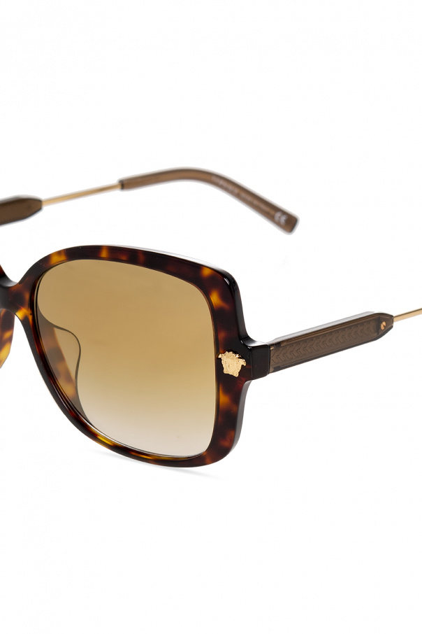 Versace Mach-S aviator sunglasses Black