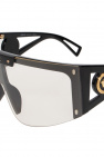 Versace wayfarer-frame sunglasses with interchangeable lenses