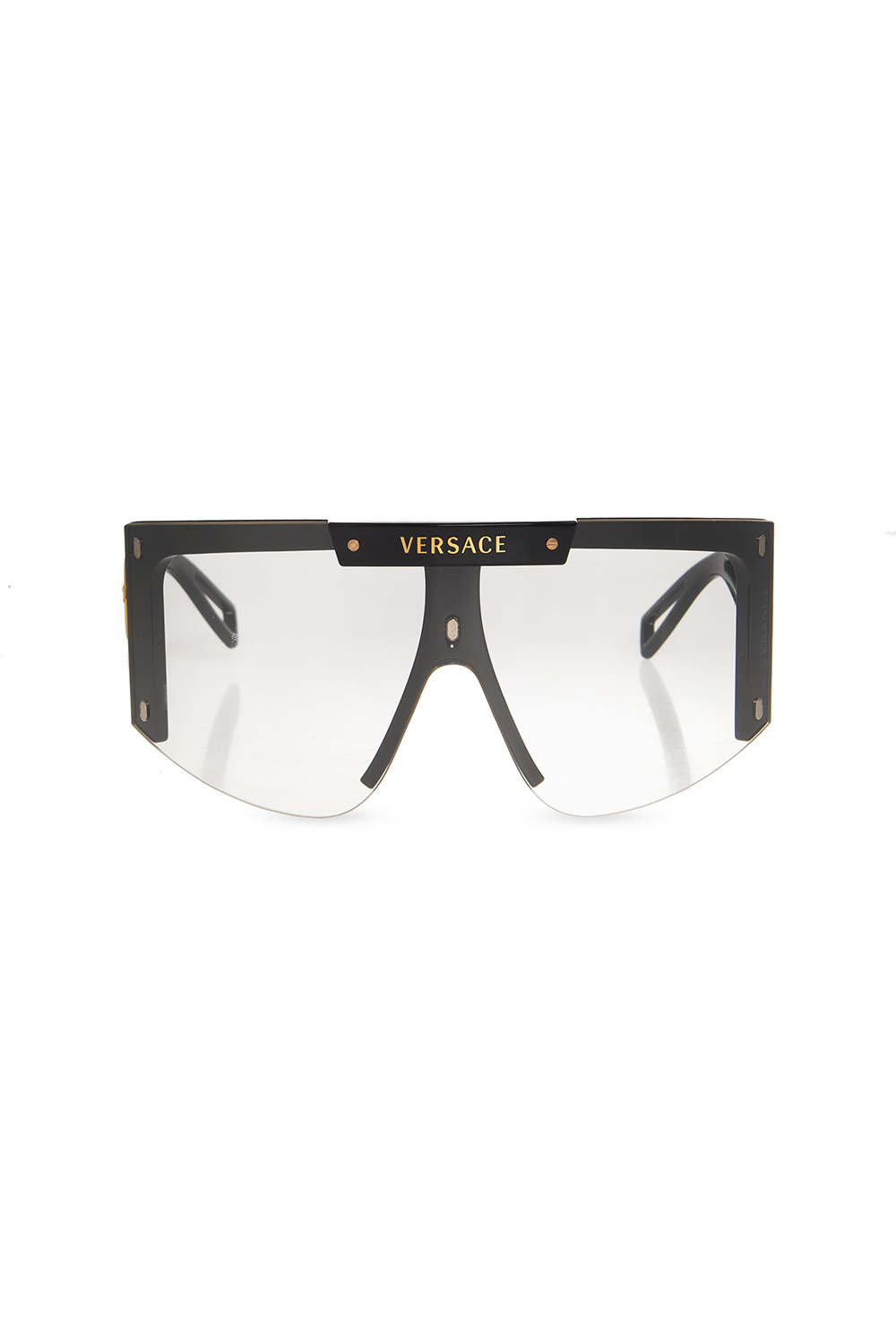 Versace round tinted sunglasses SILVER