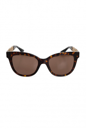 Gucci Brown Acetate Frame Sunglasses GG0258SA