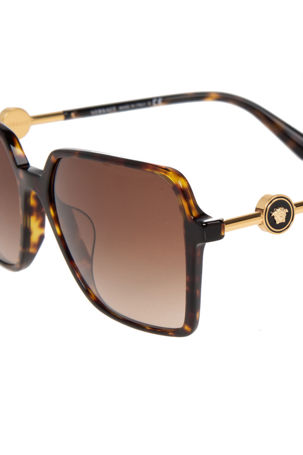 Versace SVNX square sunglasses in black