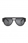 prada eyewear round visor-frame sunglasses item