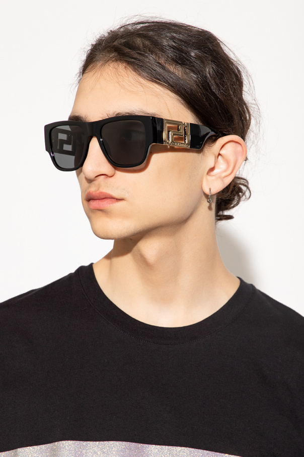 Versace Greca tortoiseshell-effect sunglasses