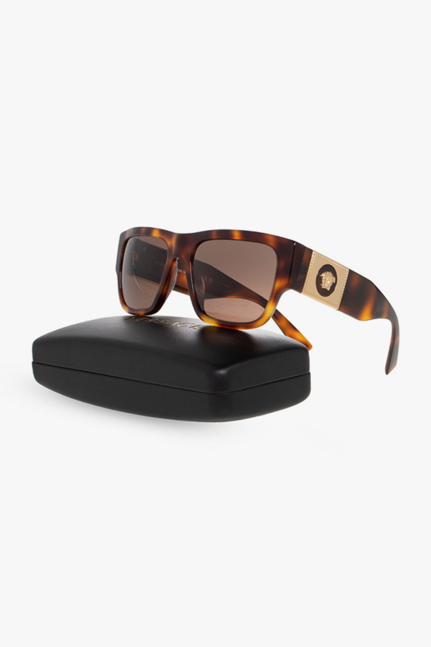 Versace VLogo rectangle-frame eye sunglasses