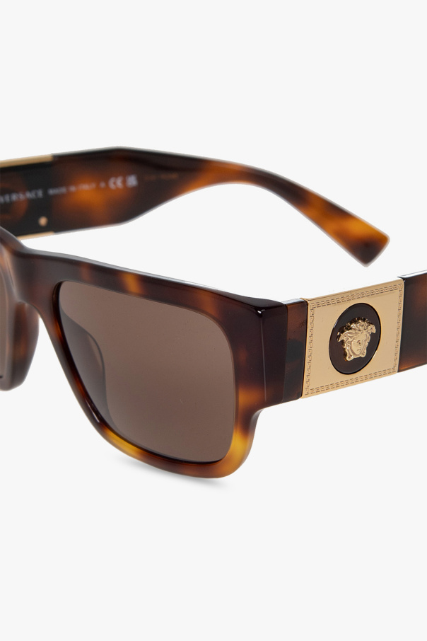 Versace VLogo rectangle-frame eye sunglasses