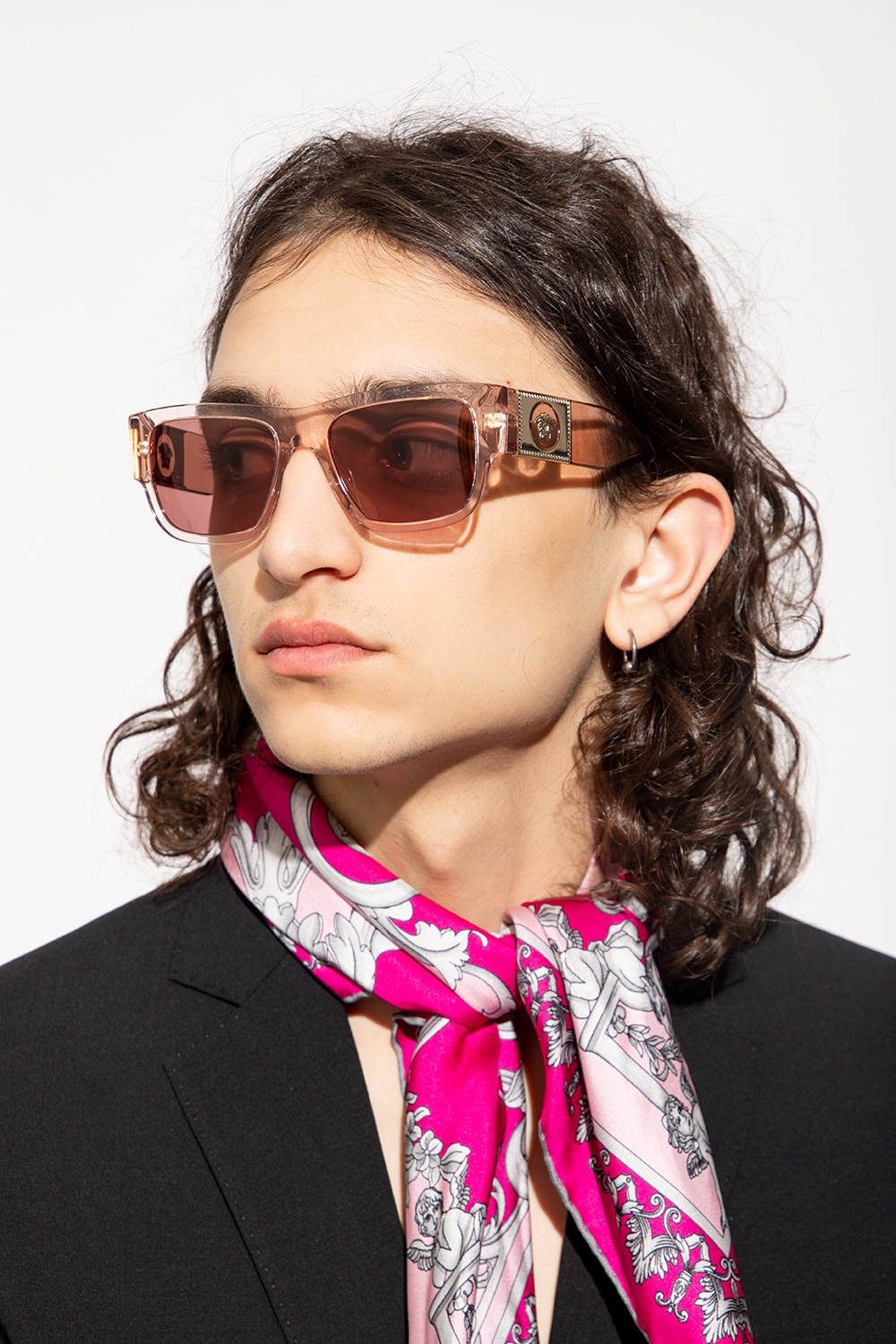 Saint Laurent Women's Double-Bridge Pilot-frame Sunglasses