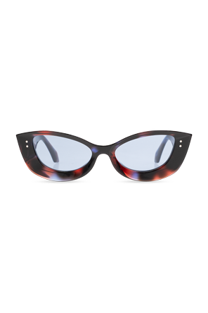 Sunglasses with a cat-eye frame