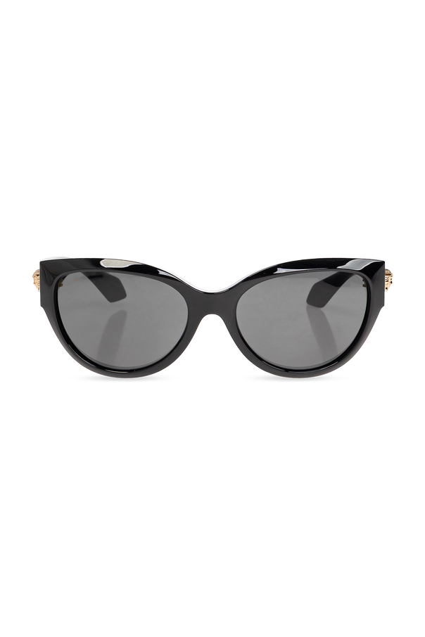 Sunglasses with a bold cat-eye frame od Versace